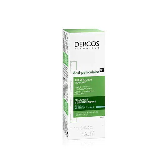 Vichy Dercos Shampooing Anti-pelliculaire Traitant Pellicules et Démangeaisons Cheveux Normaux 200 ml