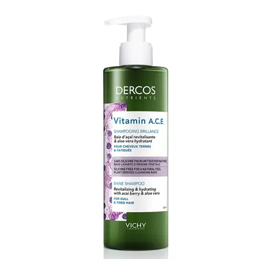 Vichy Dercos Nutrients Vitamin A.C.E Shampooing Brillance 250 ml