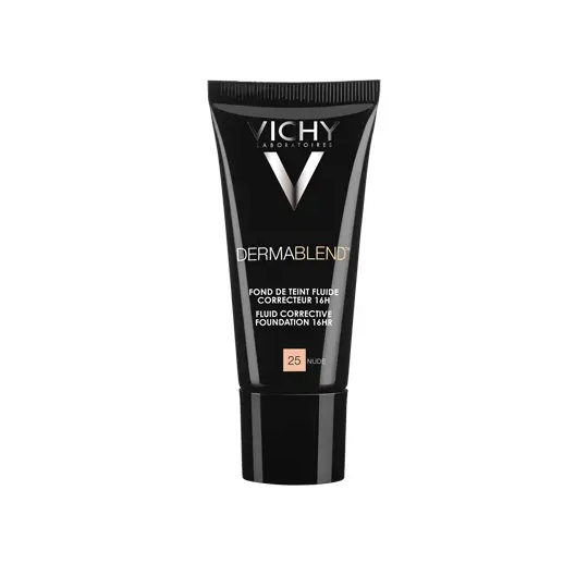 Vichy Dermablend Fond de Teint Fluide Correcteur 16h n°25 Nude 30 ml
