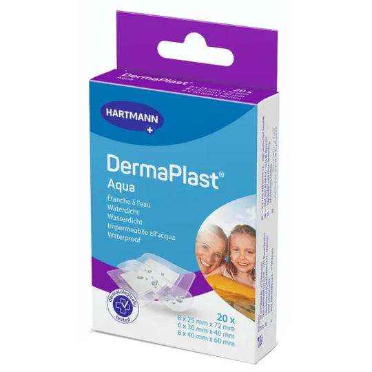 DERMAPLAST - Pansement Aqua - 20 Unités