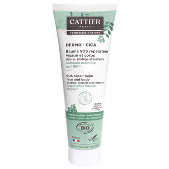 DERMO-CICA - Baume SOS Réparateur Visage et Corps Bio - 40 ml