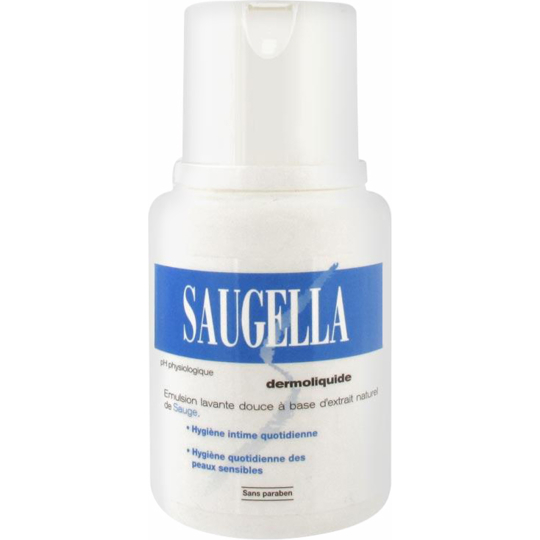 Saugella DERMOLIQUIDE - Emulsion Lavante Toilette Intime - 100 ml