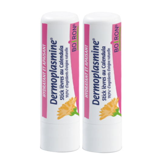 DERMOPLASMINE - Stick Lèvres au Calendula - Lot de 2 x 4 g