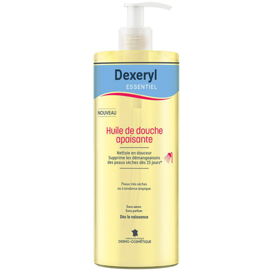 DEXERYL ESSENTIEL - Huile de Douche Apaisante - 500 ml