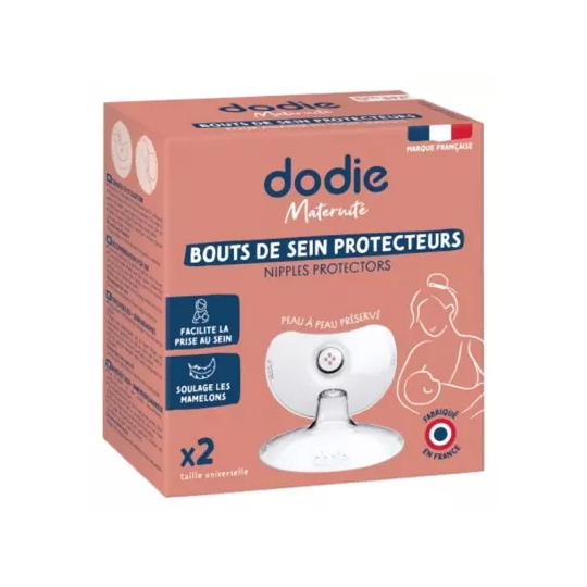 Dodie bouts de sein anatomiques x2 – accessoires allaitement confort