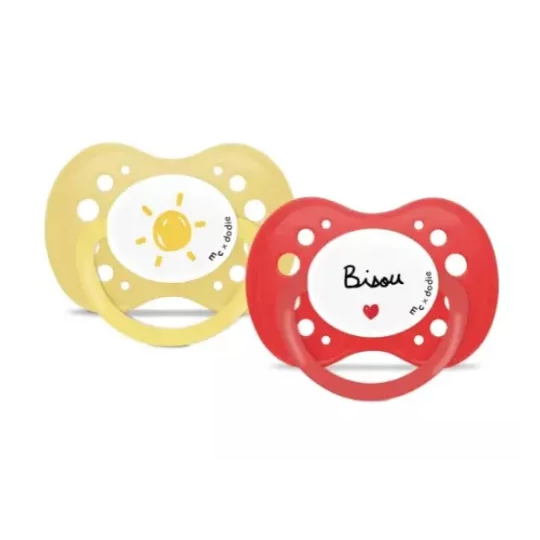 Dodie Extra Sucette anatomique +18 mois lot 2 – sucette bébé confort