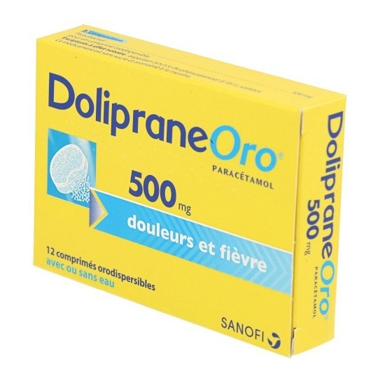 DolipraneOro 500 mg - 12 comprimés
