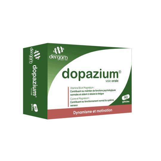 Dergam Dopazium 60 gélules – Fatigue, vitalité et fonctions psychologiques