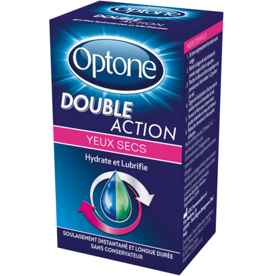 DOUBLE ACTION - Hydratant & Lubrifiant - Yeux Secs - 10 ml 