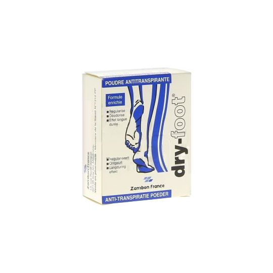 DRY FOOT Poudre Antitranspirante - 12 sachets