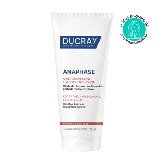 Ducray anaphase après-shampooing fortifiant anti-casse 200 ml renforcement & démêlage