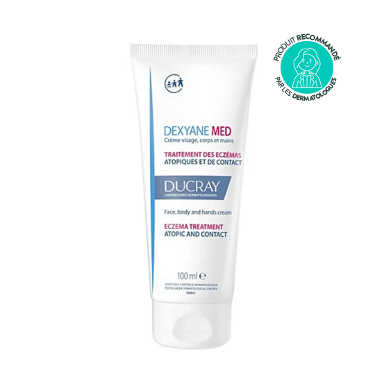 Ducray Dexyane crème visage corps mains 30 ml eczéma, démangeaisons & réparation cutanée