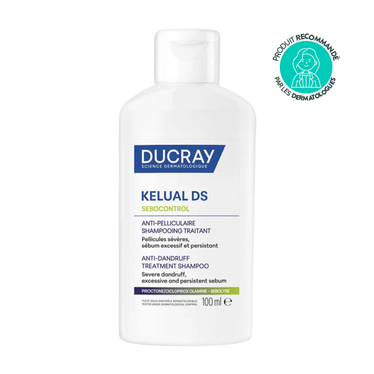 Ducray Kelual DS Shampooing Traitant Anti-Pelliculaire 100 ml – Pellicules sévères et démangeaisons