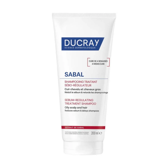 Ducray Sabal Shampooing Séborégulateur 200 ml – Pour cuir chevelu et cheveux gras
