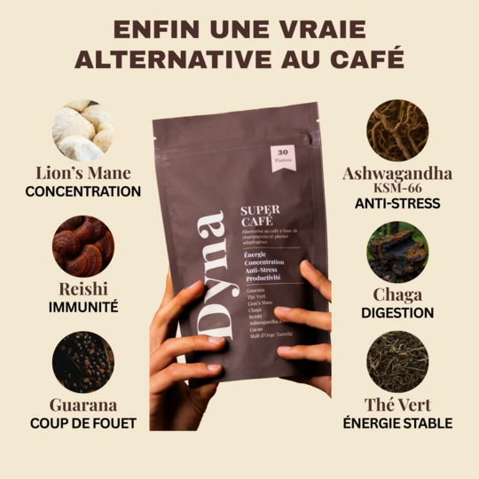 Dyna Super Café Boost énergie & performance mentale 15 doses