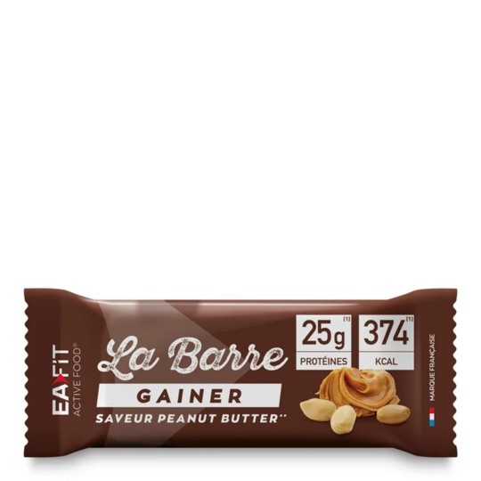 EA Fit La Barre Gainer Peanut butter 90 g – prise de masse