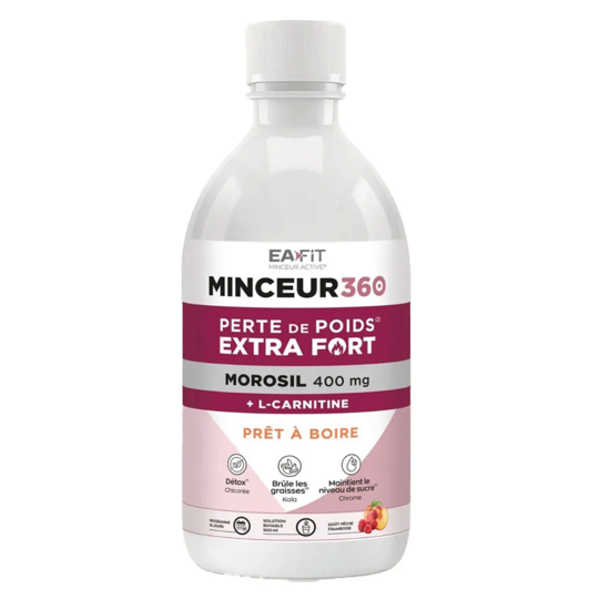 Eafit Minceur 360 Morosil L-Carnitine Pêche Framboise 600 ml programme minceur liquide