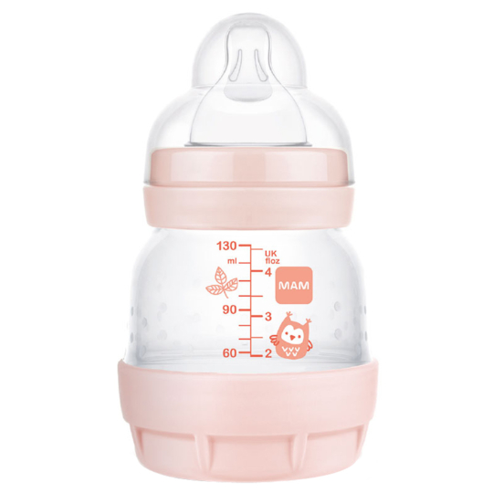 EASY START - Biberon Anti-Colique Nature Blush 0 mois et + Débit 0 - 130 ml