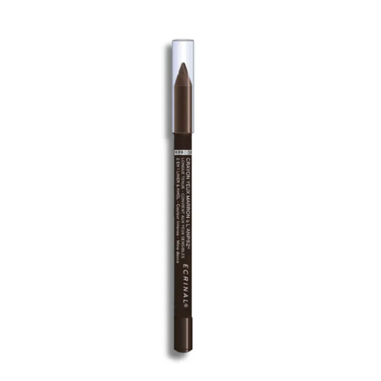 Ecrinal crayon maquillage yeux sensibles marron 1,3 g — liner khôl waterproof