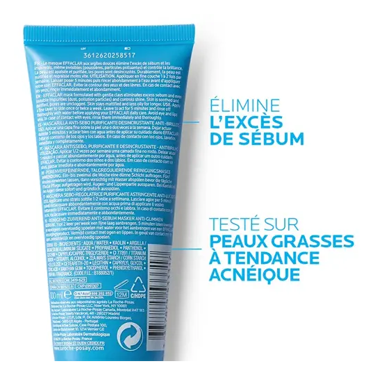 La Roche-Posay Effaclar Masque Sébo-Régulateur 100ml