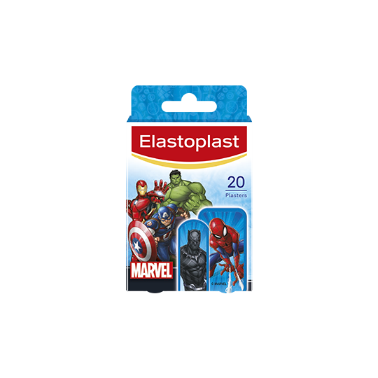 Elastoplast 20 Pansements Disney Marvel- 2 formats
