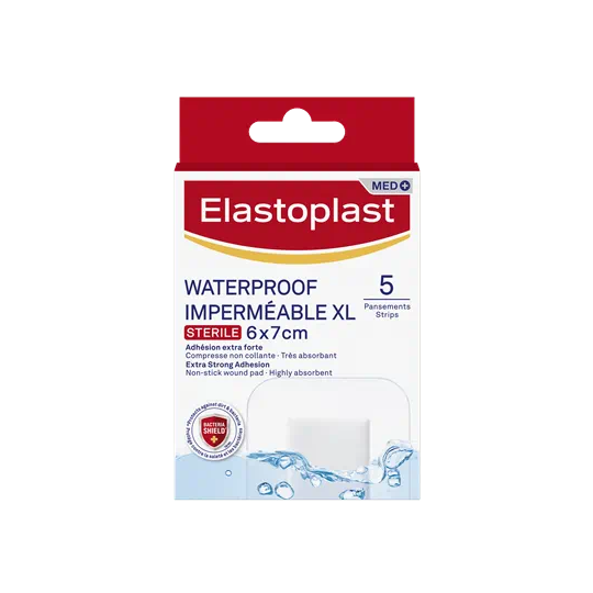 Elastoplast Pansements Waterproof XL 5 pansements