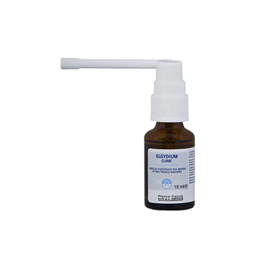 Elgydium Clinic Cicalium Spray Aphtes et Lésions Buccales 15 ml – Soulage et favorise la cicatrisation