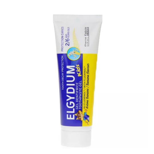 Elgydium Kids Dentifrice Banane 2/6 ans 50 ml