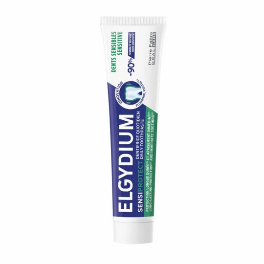 Elgydium Protection Caries Dentifrice Fluorinol® Protect+ 75 ml – Renforce l'émail et prévient les caries
