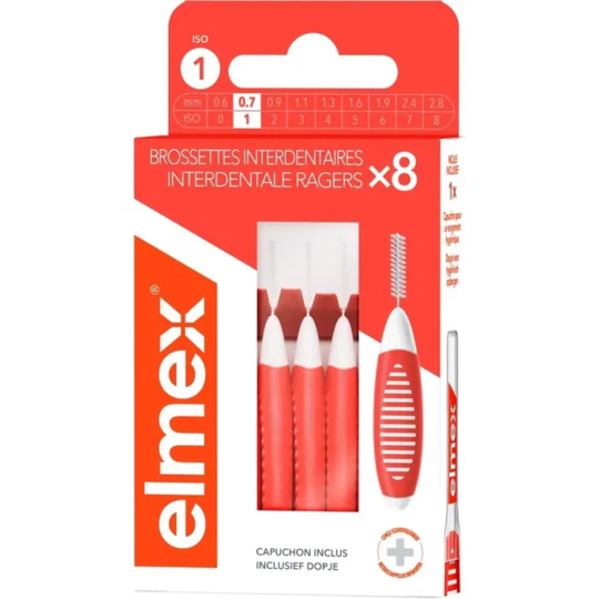 Elmex Brossettes Interdentaires 0,7mm x8