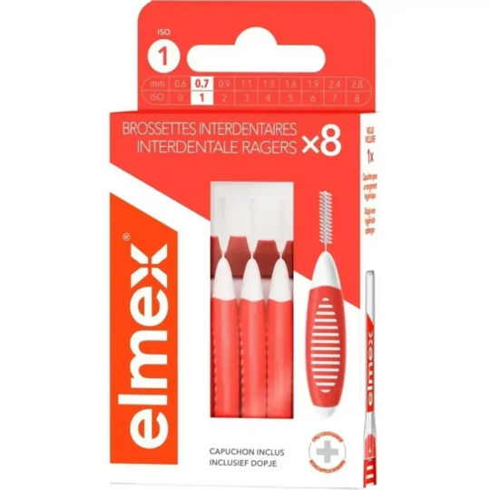 Elmex Brossettes Interdentaires 0,7mm x8
