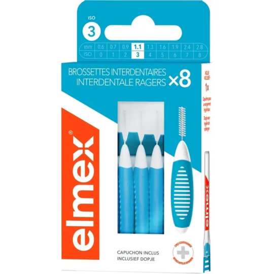 Elmex Brossettes Interdentaires 1,1mm x8