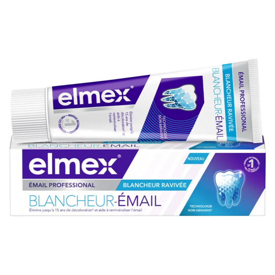 Elmex Dentifrice Émail Professional Blancheur 75ml
