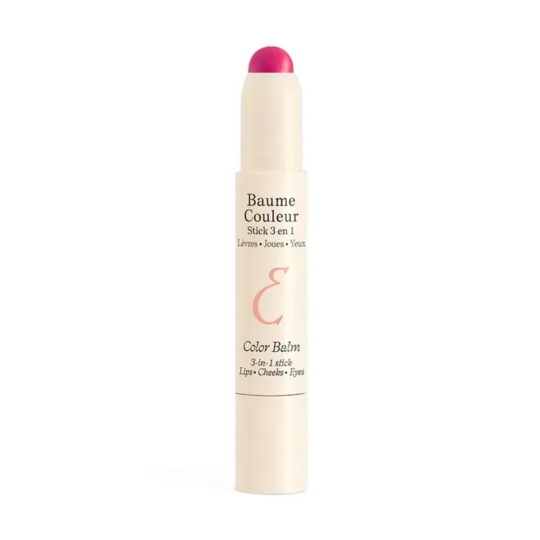 Embryolisse Baume Couleur Stick 3-en-1 Rose-Framboise 2,5 g teint lèvres & joues naturel