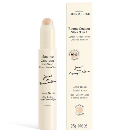 Embryolisse baume couleur stick teinté multi-usages — teinte champagne