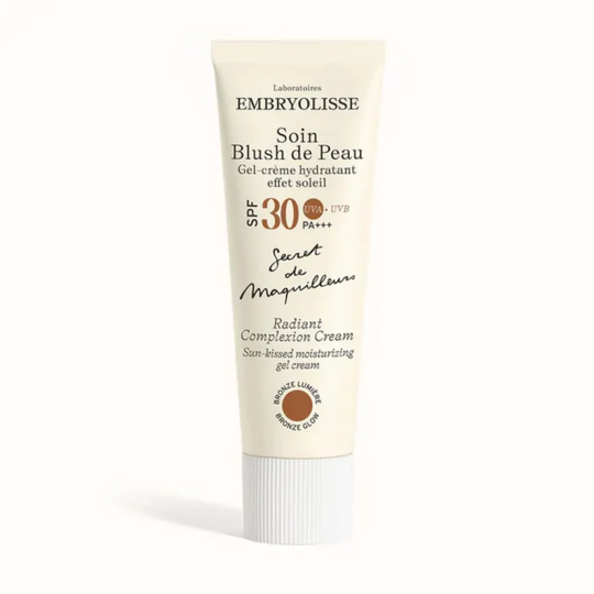 Embryolisse Soin Blush de Peau Bronze SPF30 Secret de Maquilleurs 50 ml – Soin teinté éclat bonne mine et protection solaire