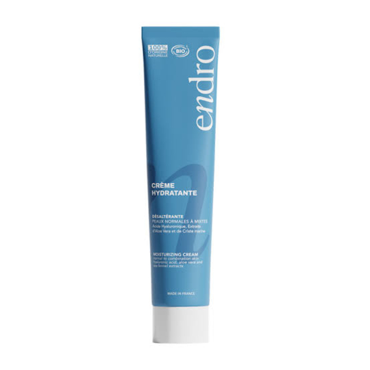Endro Crème Hydratante Bio 50 ml soin visage à l’acide hyaluronique