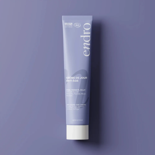 Endro Crème de Jour Anti-Âge Bio 50 ml rides, fermeté et éclat
