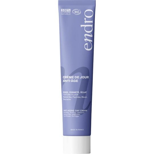 Endro Crème de Jour Anti-Âge Bio 50 ml rides, fermeté et éclat