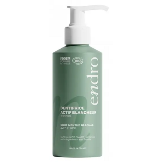 Endro Dentifrice actif blancheur bio 175 g — soin dents blanches naturel