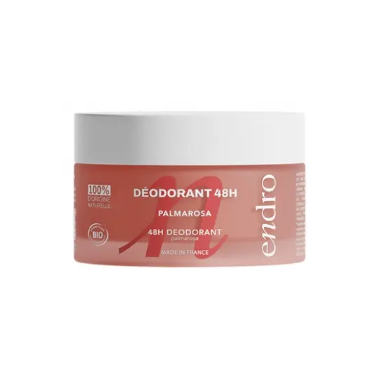 Endro déodorant 48h palmarosa bio 50 g — déodorant naturel efficace