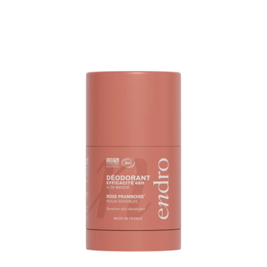 Endro Déodorant Stick 48H Rose-Framboise 50 g peaux sensibles
