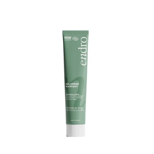 Endro Gel-Crème Matifiant Bio 50 ml peau mixte à grasse et brillances