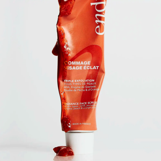 Endro Gommage Visage Éclat 75 ml exfoliant triple action