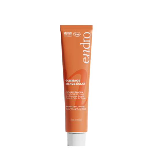 Endro Gommage Visage Éclat 75 ml exfoliant triple action