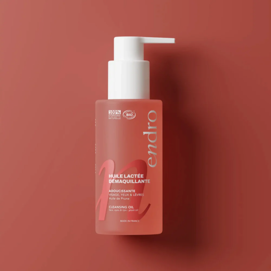 Endro Huile Lactée Démaquillante Bio 100 ml démaquillant visage et yeux