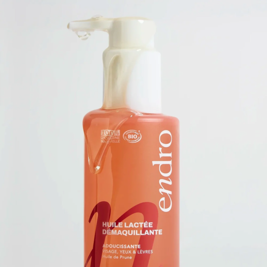 Endro Huile Lactée Démaquillante Bio 100 ml démaquillant visage et yeux