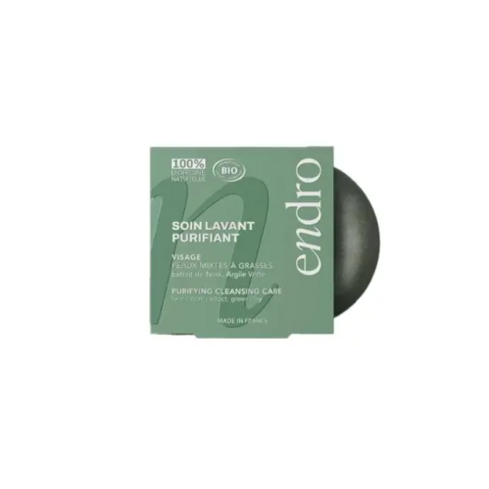 Endro Soin lavant purifiant 85 ml – nettoyant visage solide