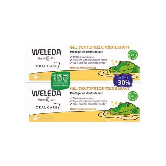 Weleda Gel dentifrice Duo pour enfant