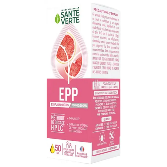 Santé verte EPP 700 50 ml extrait pépins pamplemousse immunité